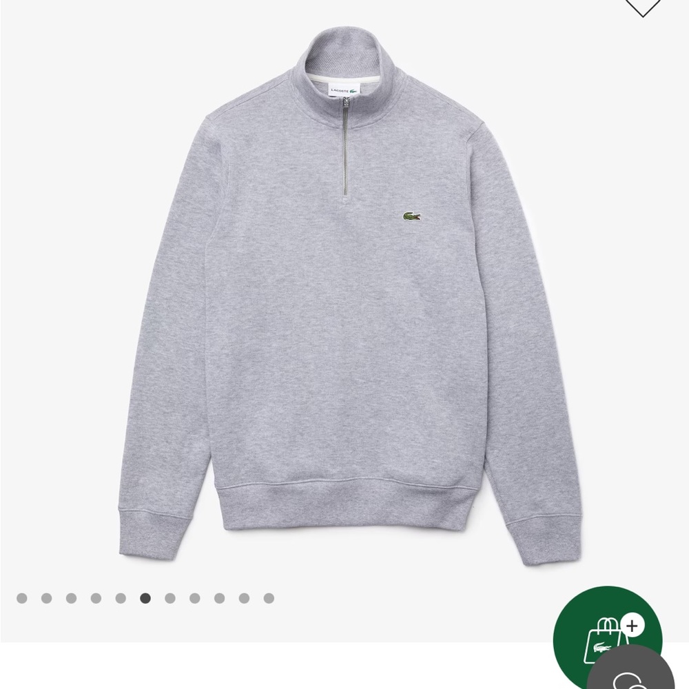 Men’s half zip Lacoste sweatshirt